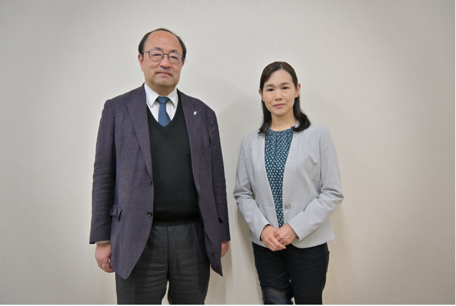 影近所長と星野講師（キャリアアップ）